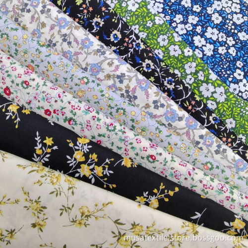 Lawn Liberty Flower Print 100% Cotton Poplin Fabric